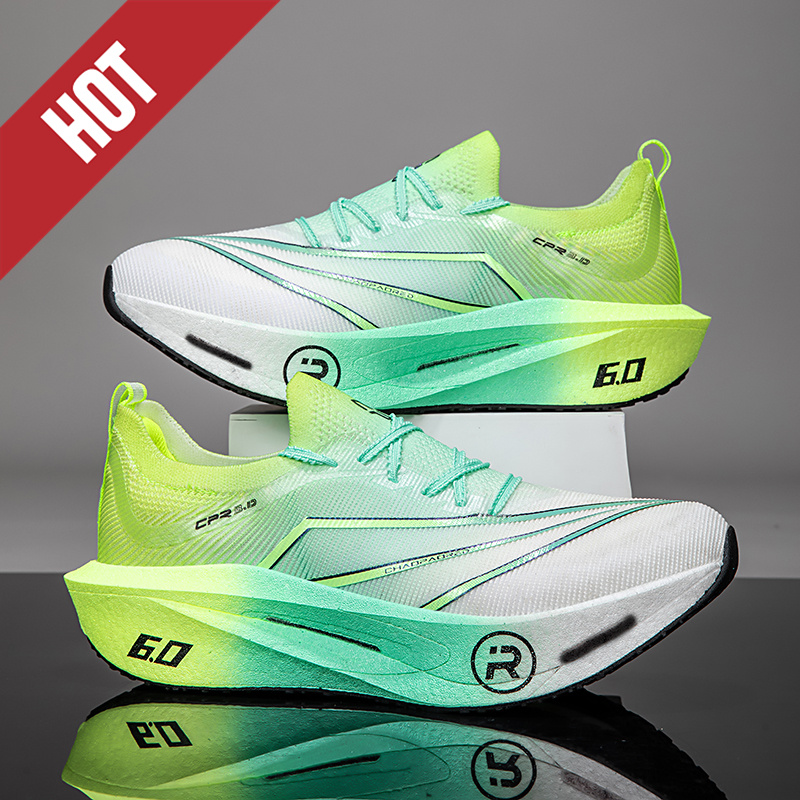 Breathable Mesh Athletic Shoes - Scarpe da Corsa con Piastra in